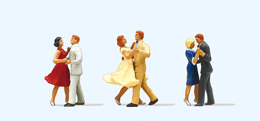 Preiser Dancing Couples (3x2) Exclusive Figure Set PR10120