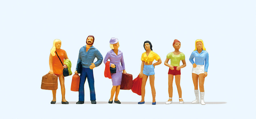 Preiser Teenage Passengers (6) Exclusive Figure Set PR10123