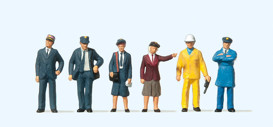 Preiser Belgian Railway Personnel (6) Exclusive Figure Set PR10244