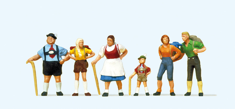 Preiser Family Krause in Allgau (6) Exclusive Figure Set PR10280