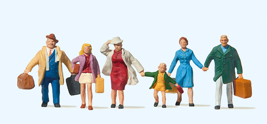 Preiser Family Krause Going on a Journey (6) Exclusive Figure Set PR10281