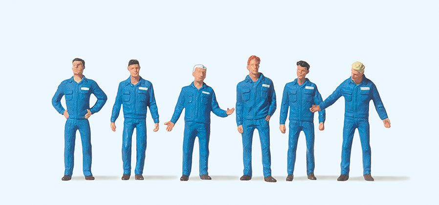 Preiser Mechanics (6) Exclusive Figure Set PR10373
