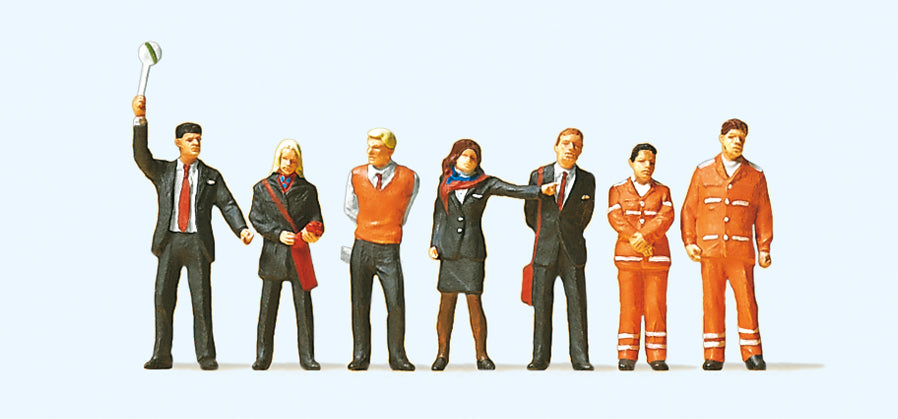 Preiser SBB Railway Personnel (7) Exclusive Figure Set PR10407