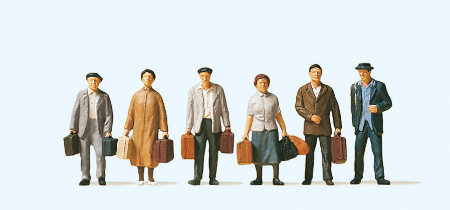 Preiser Passengers (6) Exclusive Figure Set PR10408