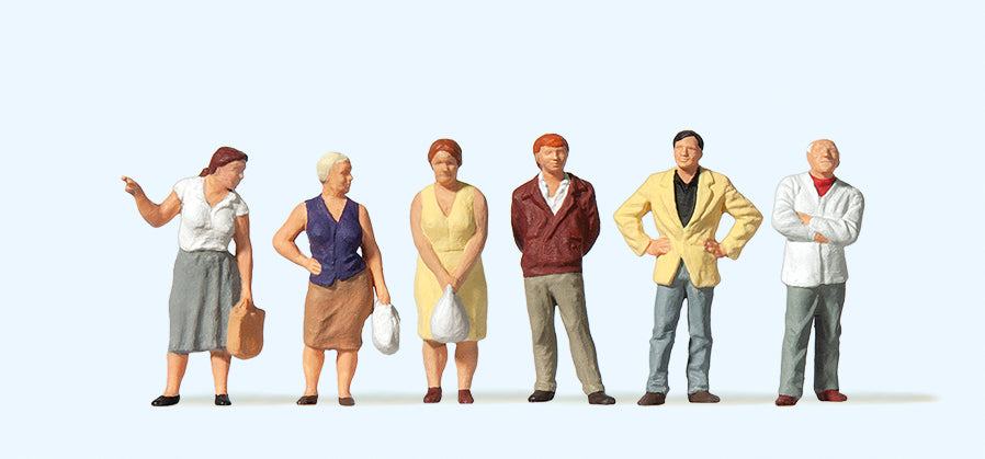 Preiser Pedestrians (6) Exclusive Figure Set PR10451