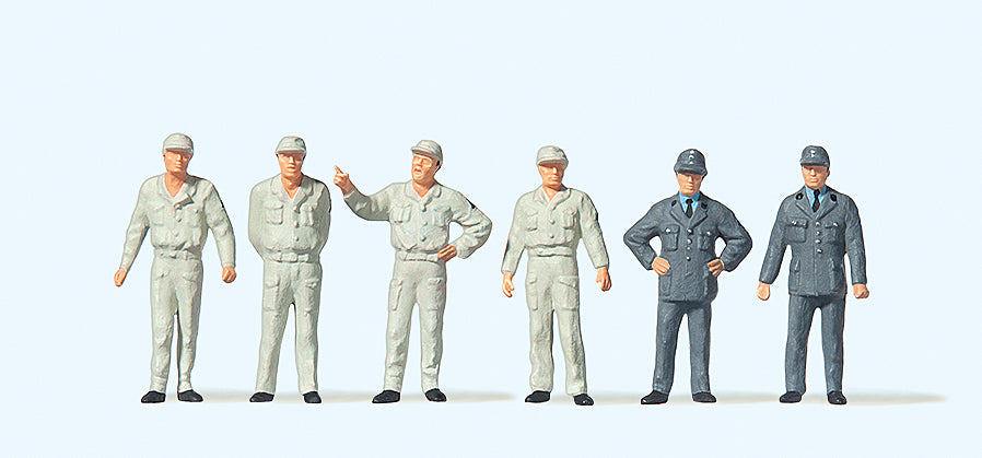 Preiser THW Workers 1950 (6) Exclusive Figure Set PR10457