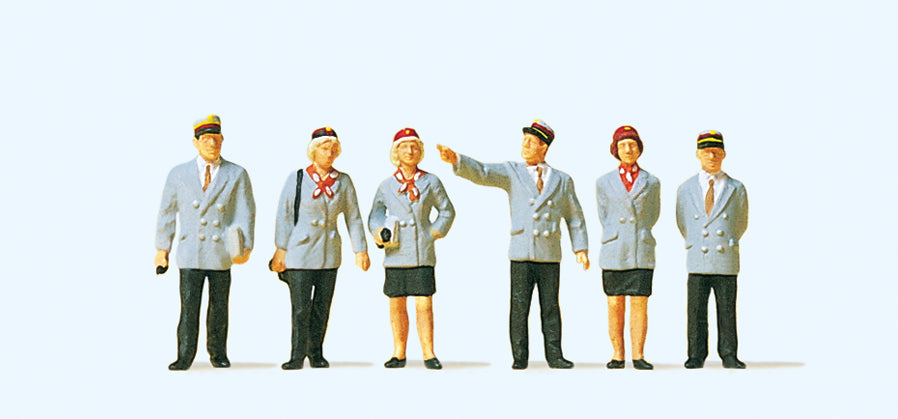 Preiser Belgian Railway Personnel (6) Exclusive Figure Set PR10491