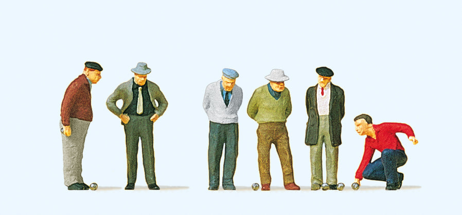 Preiser Boules Players (6) Exclusive Figure Set PR10508