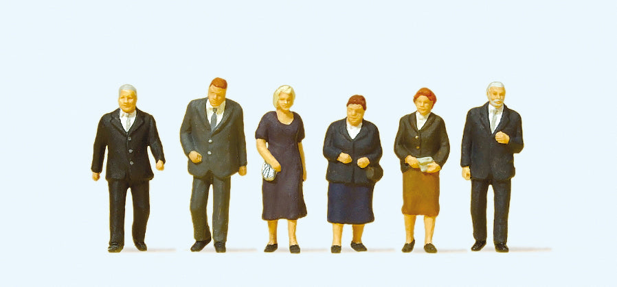 Preiser Churchgoers (6) Exclusive Figure Set PR10559