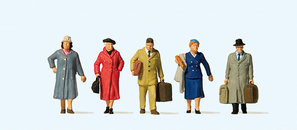 Preiser Passengers Era III (5) Exclusive Figure Set PR10662