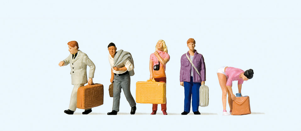 Preiser Passengers at the Station (5) Exclusive Figure Set PR10670