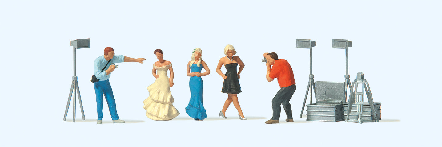Preiser Fashion Shoot (5) Exclusive Figure Set PR10789