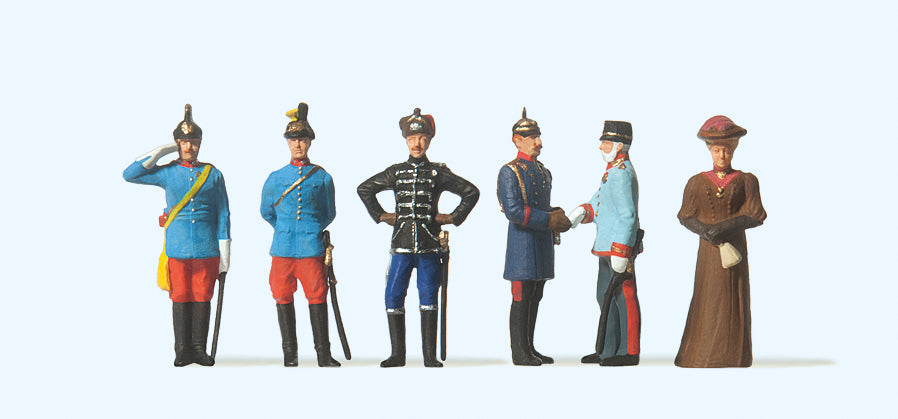 Preiser King Wilheim II/Franz Joseph (6) Exclusive Figure Set PR12185