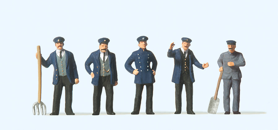 Preiser Railway Personnel 1890 (5) Exclusive Figure Set PR12191