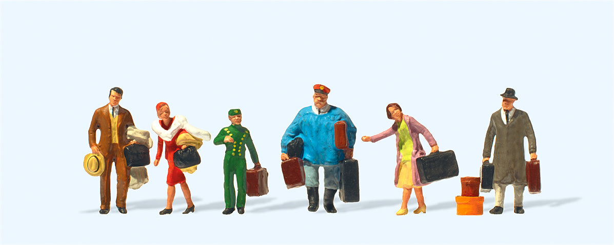 Preiser Passengers 1925-30 (6) 75th Anniversary Figure Set PR12445