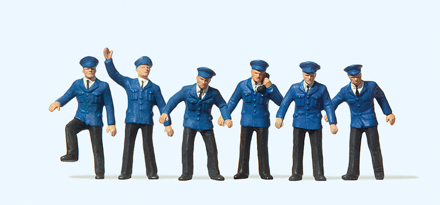 Preiser DB Railway Personnel (6) Standard Figure Set PR14012