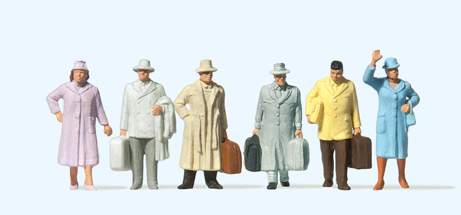 Preiser Travellers Era III (6) Standard Figure Set PR14117
