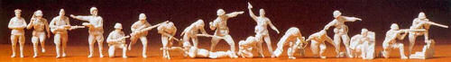 Preiser USSR 1942 Guards Infantry (18) Kit PR16505