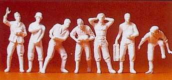 Preiser German Reich 1939-45 leFH18 Gunners (7) Kit PR16537