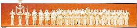 Preiser German Army Military Band (51) Kit PR16550