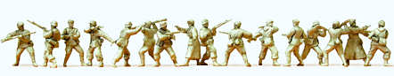 Preiser USSR/German Reich 1943-45 Close Combat (16) Kit PR16605