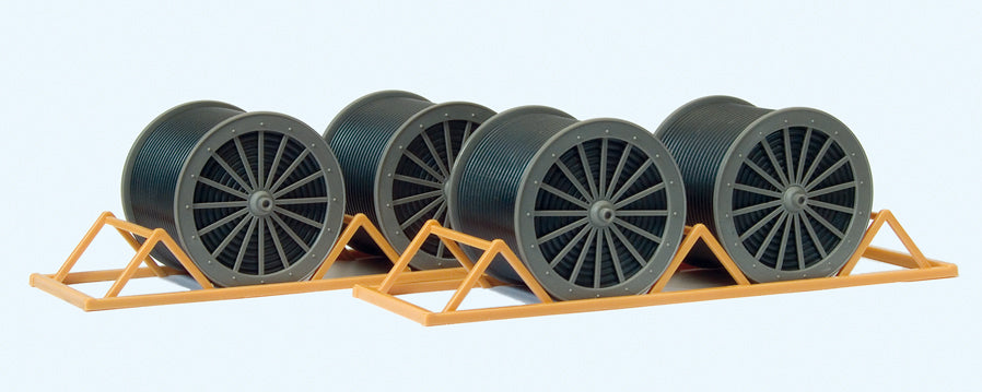 Preiser Cable Drums/Transport Rack Kit PR17117
