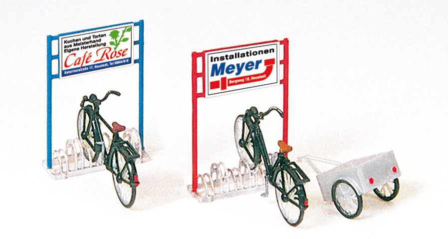 Preiser Bicycles and Bike Stand Kit PR17163