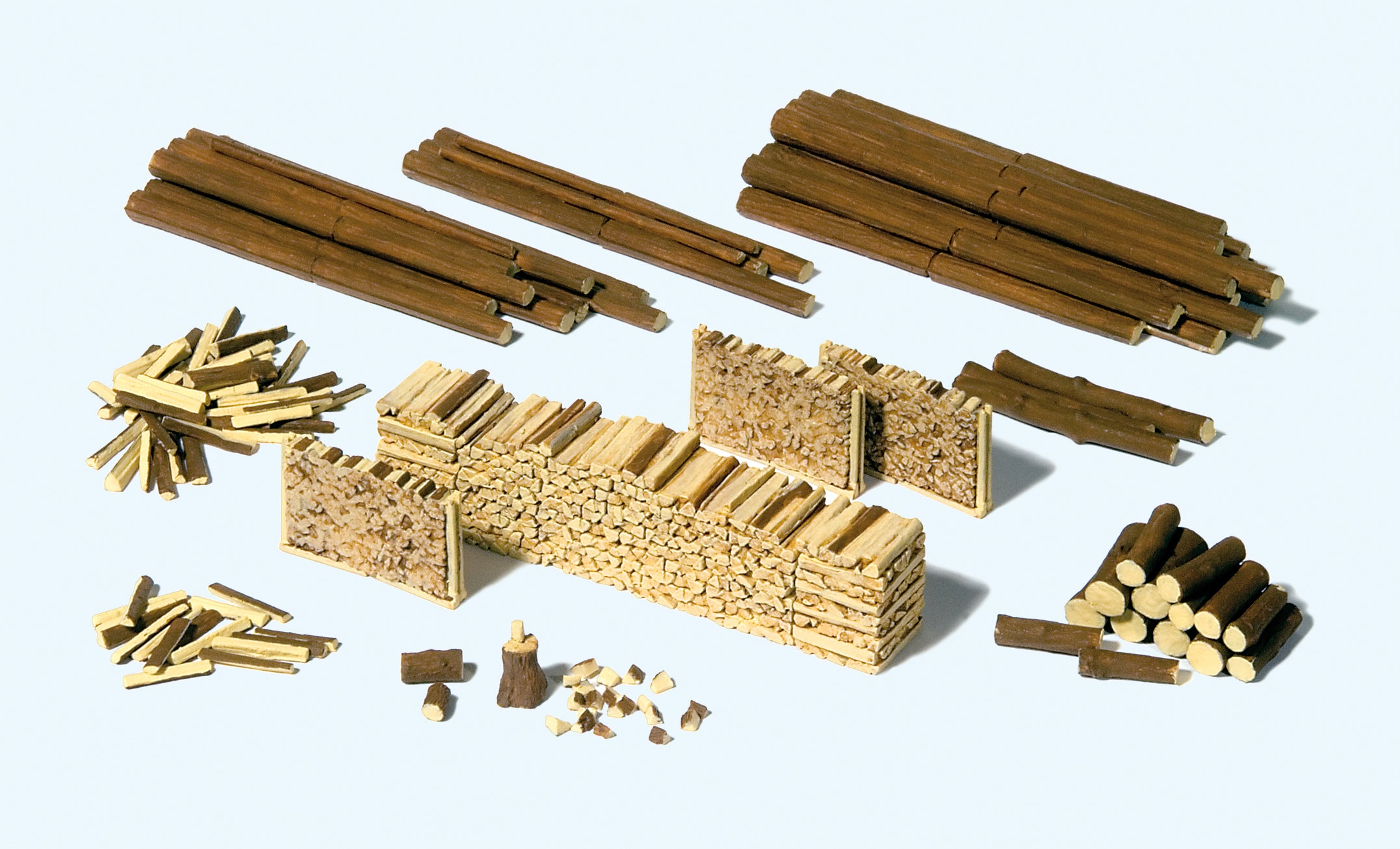 Preiser Various Woodstacks Kit PR17609