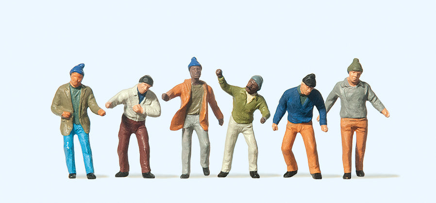 Preiser Circus Tent Erectors (6) Figure Set PR20262