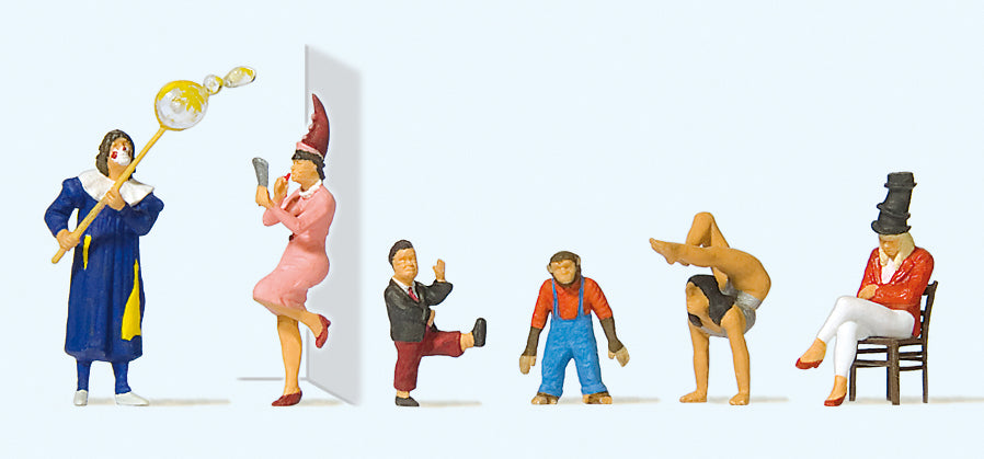 Preiser Circus Artists (6) Figure Set PR20265