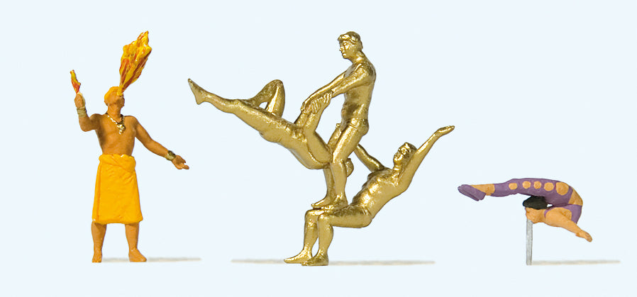 Preiser Circus Artists (5) Figure Set PR20266