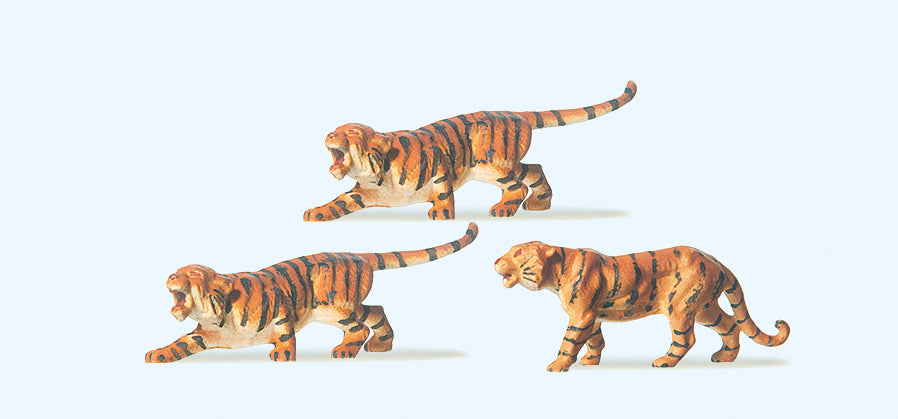 Preiser Circus Tigers (3) Figure Set PR20380