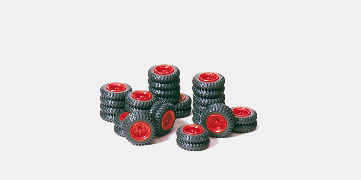 Preiser Circus Krone Wheels Red (16) Kit PR21039