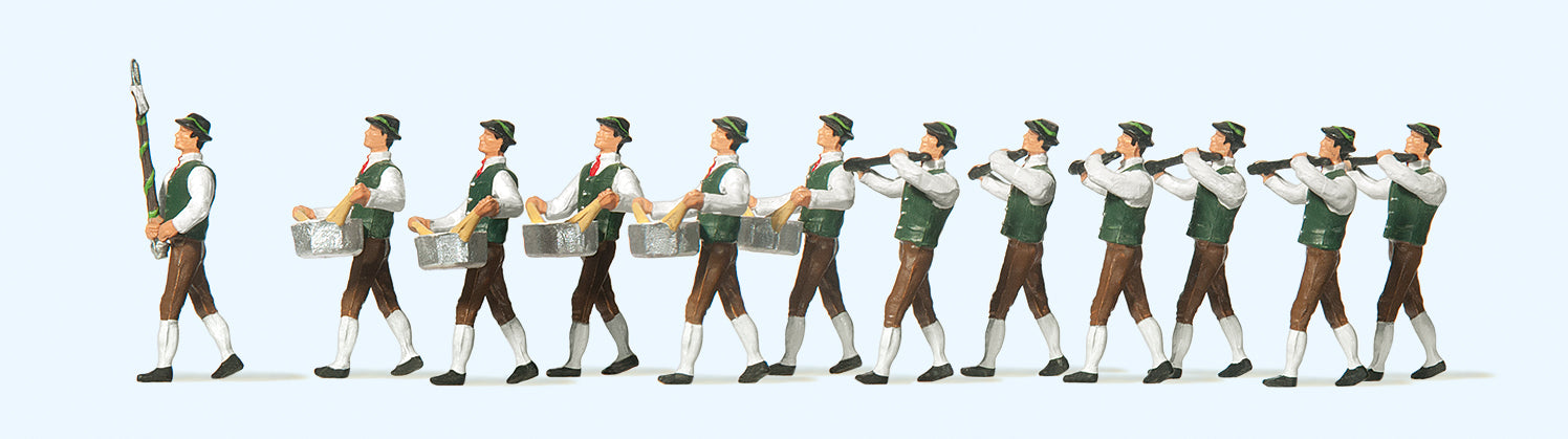 Preiser Traditional Band (11) Figure Set PR24602