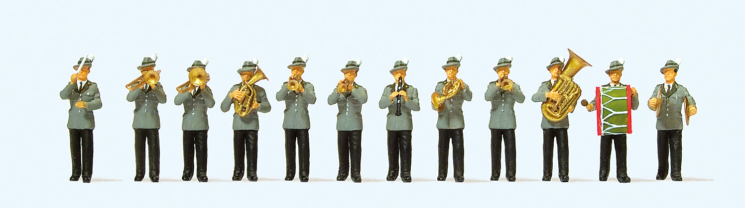 Preiser Rifle Association Band (12) Figure Set PR24611
