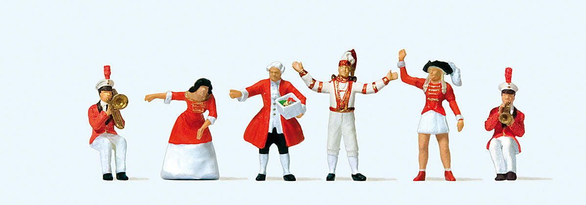 Preiser Carnival Prince's Carriage (6) Figure Set PR24640