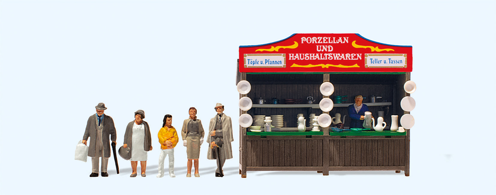 Preiser Funfair China Stall 75th Anniversary Set PR24693