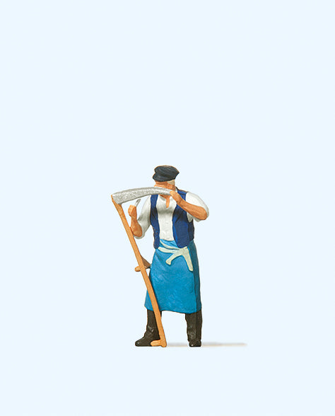 Preiser Farmer with Scythe Figure PR28041