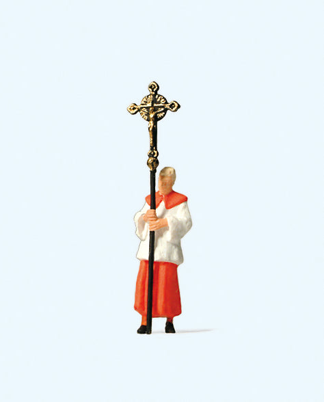 Preiser Verger Carrying Cross Figure PR28066