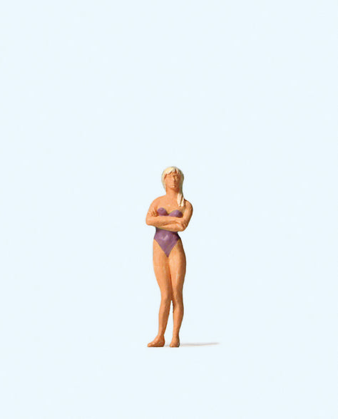 Preiser Female Bather Standing Figure PR28071