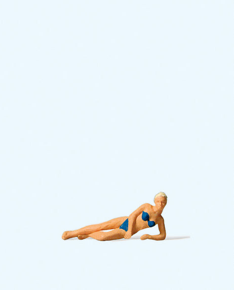 Preiser Female Bather Lying Figure PR28073