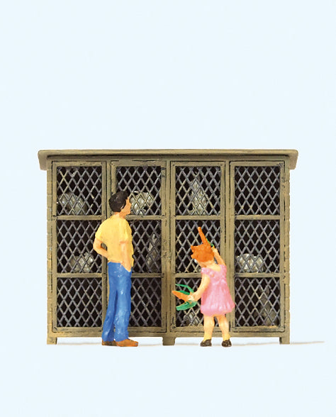 Preiser Feeding the Rabbits Figure PR28099