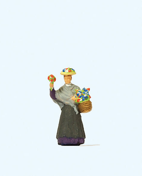 Preiser Flower Seller Figure PR28106