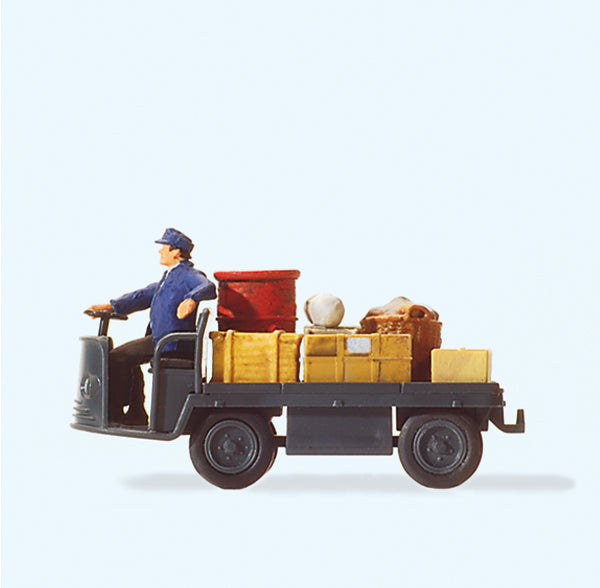 Preiser Electric DB Vehicle with Driver (Era III) Figure PR28147