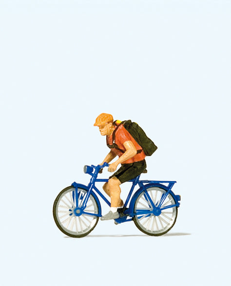 Preiser Bicycle Courier Figure PR28175