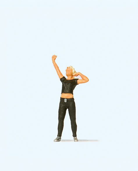 Preiser Woman Stretching Figure PR28178