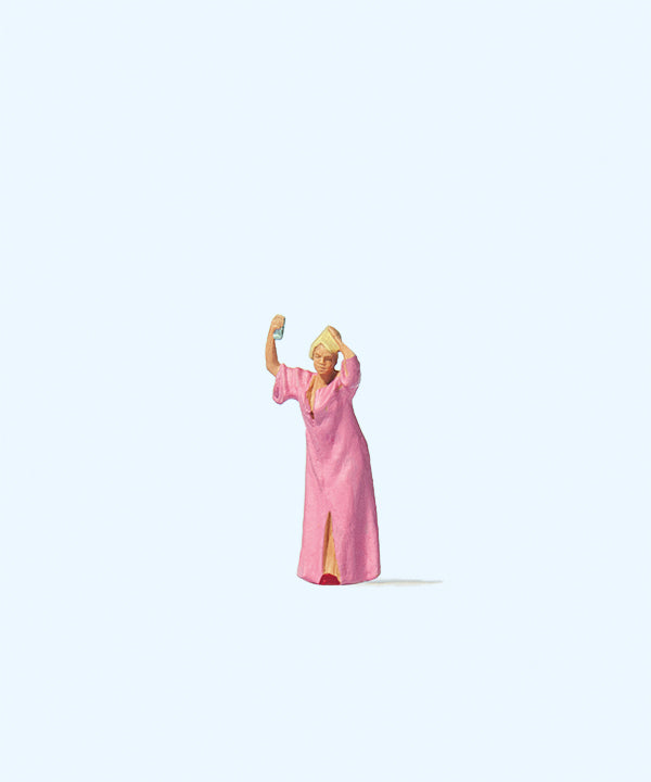 Preiser Woman Using Hairspray Figure PR28229