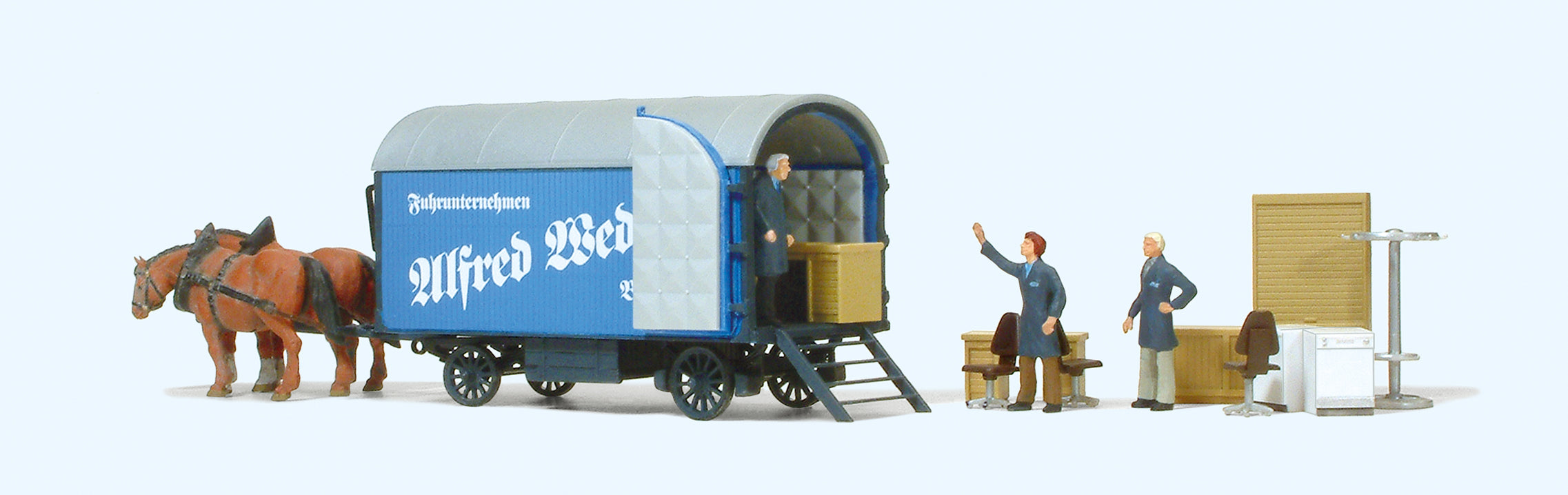 Preiser Horse Drawn Furniture Wagon PR30494