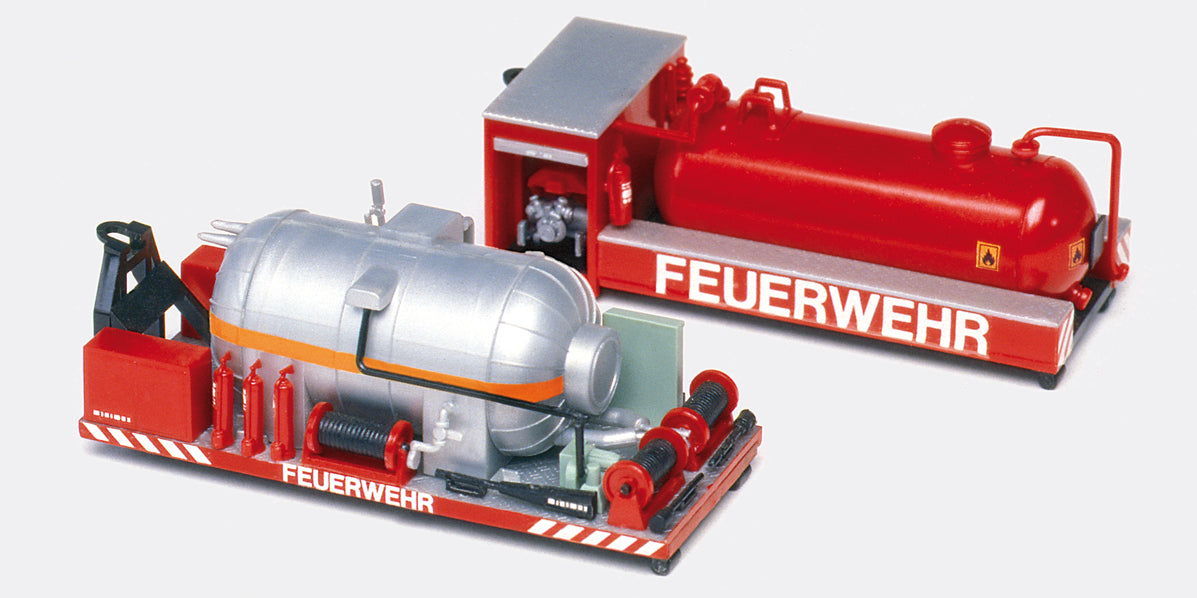 Preiser Fire Service CO2/Suction Pressure Containers Kit PR31152