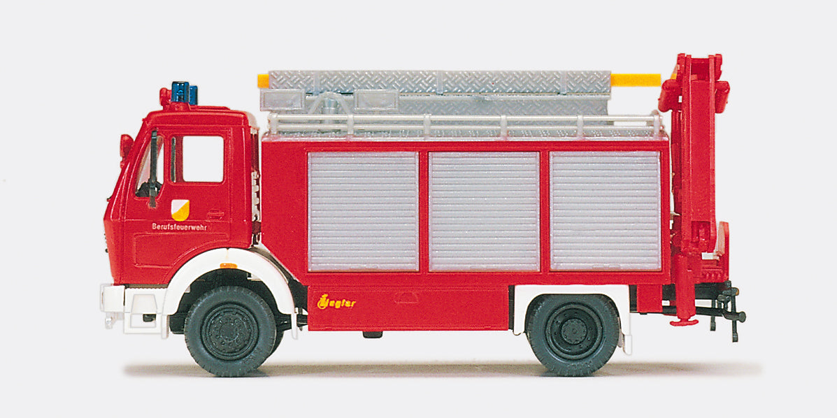 Preiser Fire Service Rescue/Salvage Truck MB 1017 Ziegler Body Kit PR31182